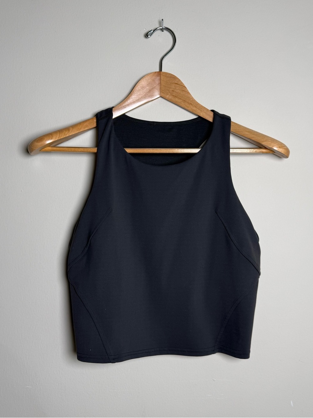 Lululemon | High-Neck Longline Sports Bra Tank Top | Gray | Size 10
